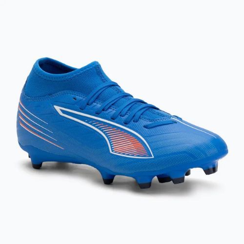 Vyriški futbolo batai PUMA Ultra 6 Play+ FG/AG ultra blue/puma white/glowing red