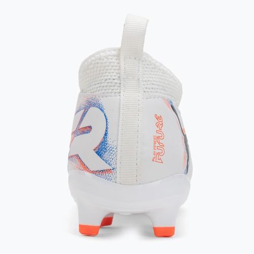 Vaikiški futbolo batai PUMA Future 8 Match FG/AG Jr puma white/puma black/glowing red