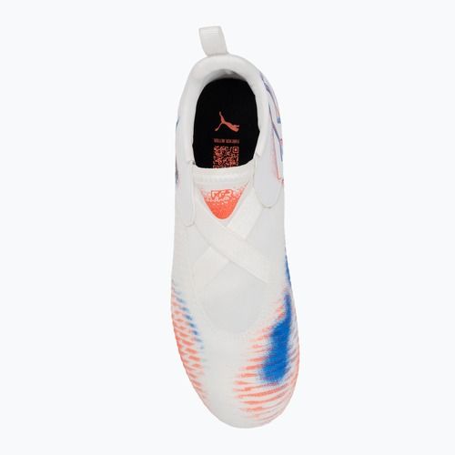 Vaikiški futbolo bateliai PUMA Future 8 Match LL FG/AG Jr puma white/puma black/glowing red