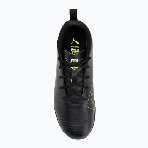 Vaikiški futbolo bateliai PUMA Future 8 Play It Jr puma black/fizzy light/green terrain
