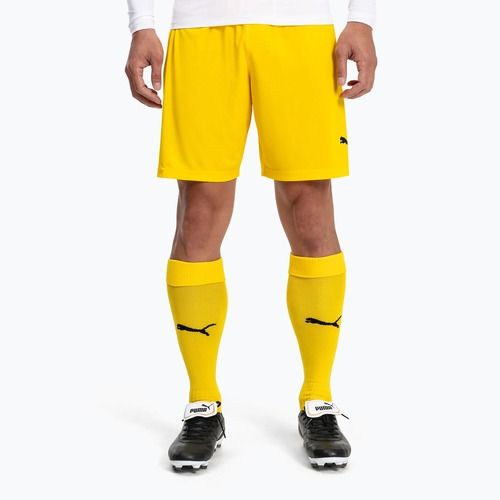 Vyriškos futbolo kojinės PUMA Team Liga Core cyber yellow/puma black