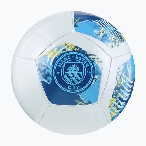 PUMA MCFC ftblNRGY blazing blue/bright aqua 5 dydžio futbolo kamuolys