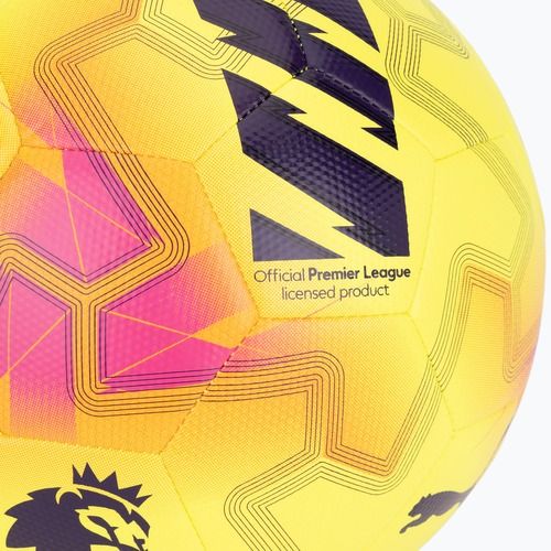 Futbolo kamuolys PUMA Orbita Cup PL Lights fluo yellow/multicolor dydis 5