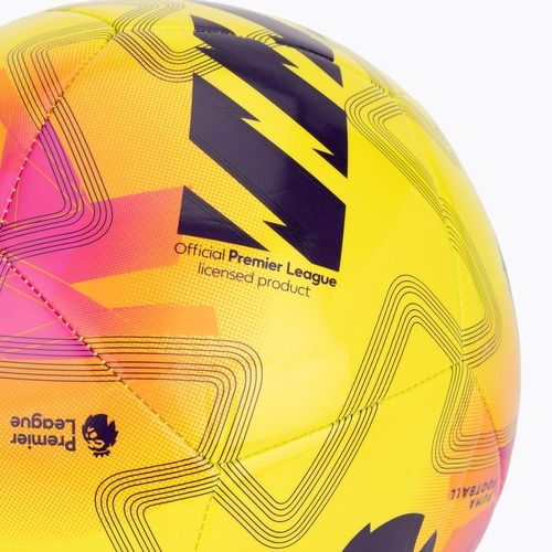 Futbolo kamuolys PUMA Orbita Cup PL Lights fluo yellow/multicolor dydis 5