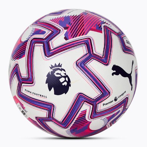 PUMA Orbita Ultimate PL Brilliance futbolo puma balta/daugiaspalvė dydis 5