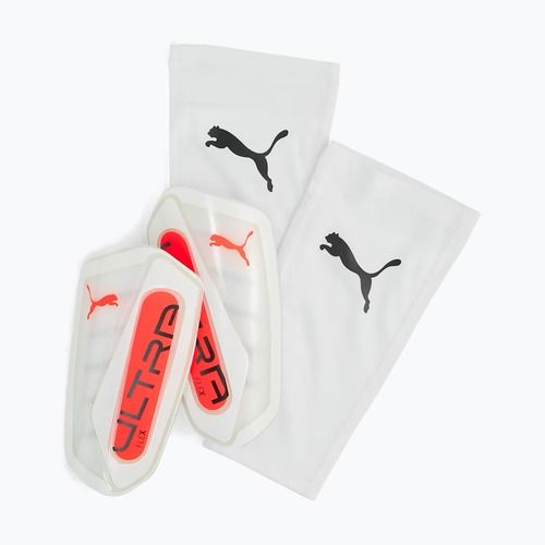 Blauzdų apsaugos PUMA Ultra Flex Sleeve puma white/glowing red