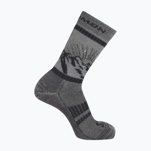 Kojinės Salomon Retro Wool black/asphalt