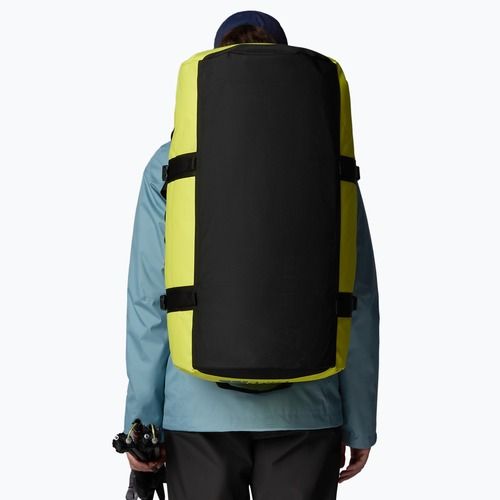 Kelioninis krepšys The North Face Base Camp Duffel M 71 l sulphur spring green/tnf black