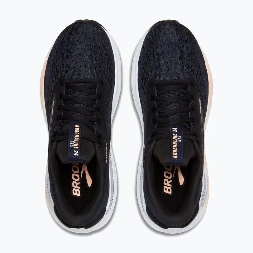 Moteriški bėgimo batai Brooks Adrenaline GTS 24 black/peach/peacoat