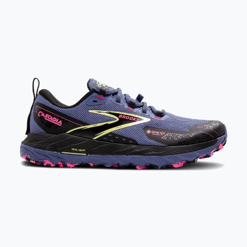 Moteriški bėgimo batai Brooks Cascadia 18 GTX grey blue/black/pink