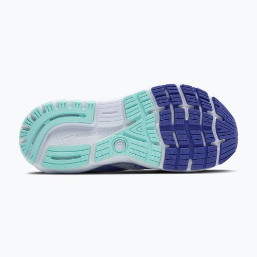 Moteriški bėgimo batai Brooks Ghost 16 white/amparo blue/limpet shell