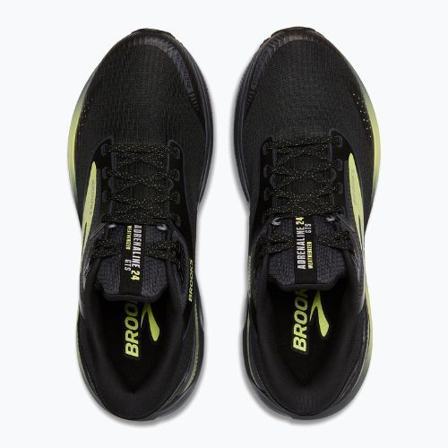 Vyriški bėgimo batai Brooks Adrenaline GTS 24 Weatherized black/ebony/new yellow