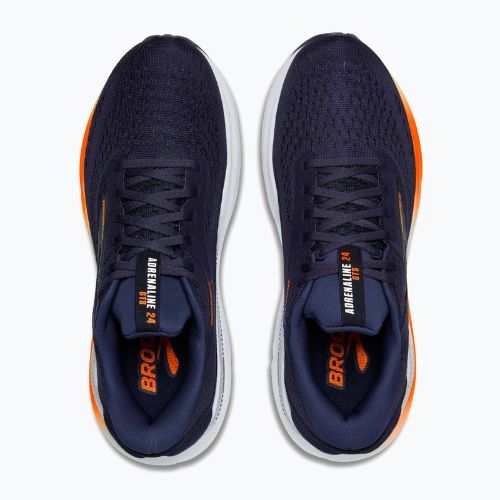 Vyriški bėgimo batai Brooks Adrenaline GTS 24 peacoat/orange /white