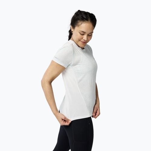 Moteriški bėgimo marškinėliai Brooks Sprint Free 3.0 uncharted print/bit of blue