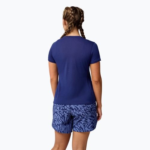 Moteriški bėgimo marškinėliai Brooks Distance 3.0 midnight/good run vibes