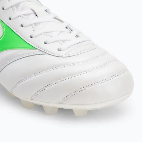 Vyriški futbolo bateliai Mizuno Morelia II Japan Md white/neon green/galaxy silver