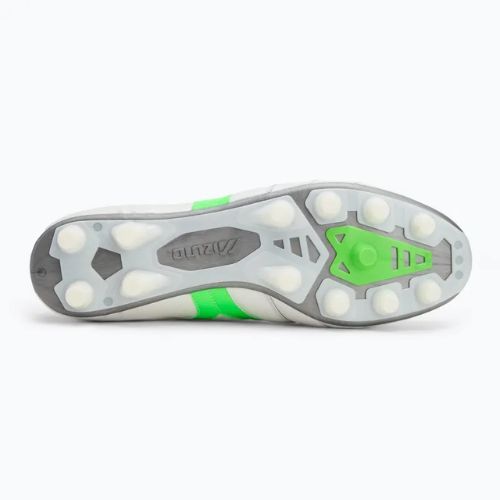 Vyriški futbolo bateliai Mizuno Morelia II Elite Md white/neon green/galaxy silver