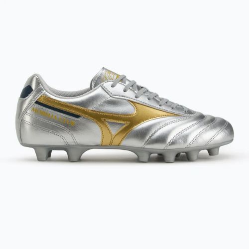 Vyriški futbolo batai Mizuno Morelia II Club Md galaxy silver/gold/gold