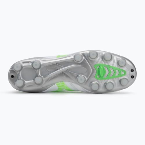 Vyriški futbolo bateliai Mizuno Morelia Neo IV Pro Md white/neon green/cool gray 3c