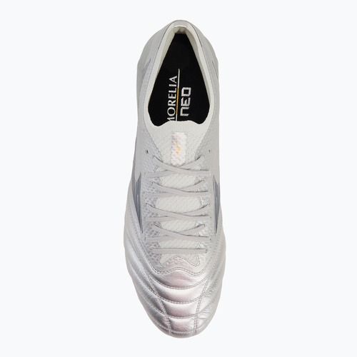 Vyriški futbolo bateliai Mizuno Morelia Neo IV β Elite Md galaxy silver/8605C/Cool gray 3c