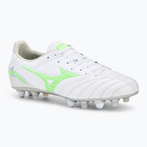 Vyriški futbolo bateliai Mizuno Morelia Neo IV Pro Mix white/neon green/cool gray 3c