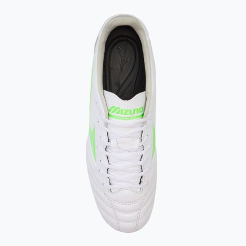 Vyriški futbolo bateliai Mizuno Morelia Neo IV Pro Mix white/neon green/cool gray 3c