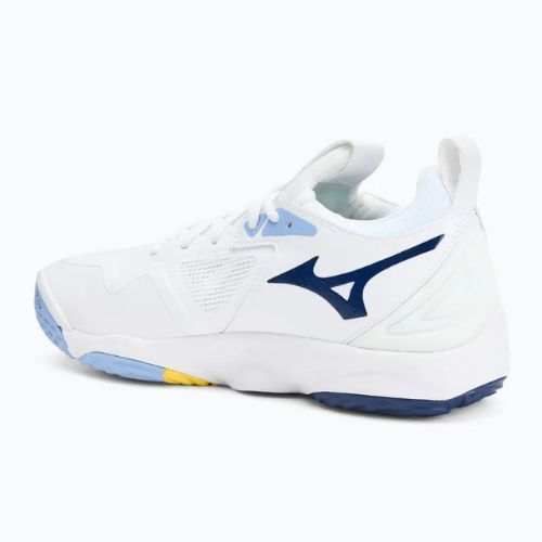 Tinklinio bateliai Mizuno Wave Momentum 3 white/bellwether blue/bel air blue