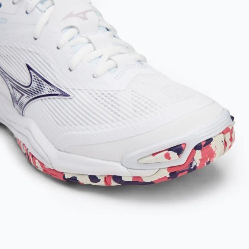 Batai Mizuno Wave Stealth 6 white/violet indigo/camellia rose