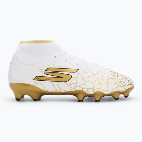 Vyriški futbolo batai SKECHERS Razor 1.5 Academy FG white/gold