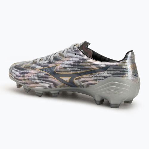 Vyriški futbolo batai Mizuno α II Elite Md galaxy silver/8605 c/gold