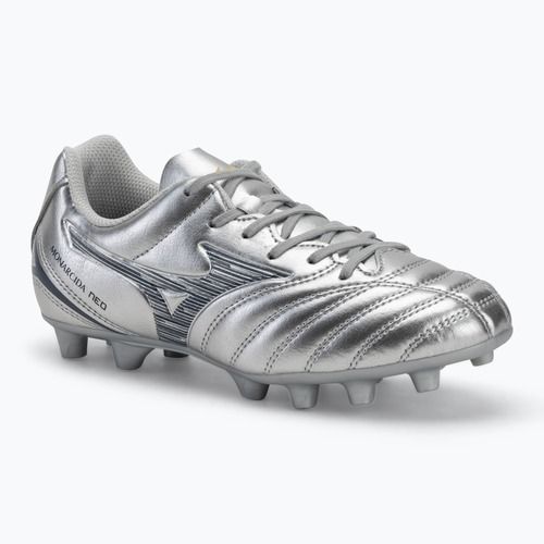 Vaikiški futbolo batai Mizuno Monarcida Neo III Select Jr Md galaxy silver/8605 c/gold