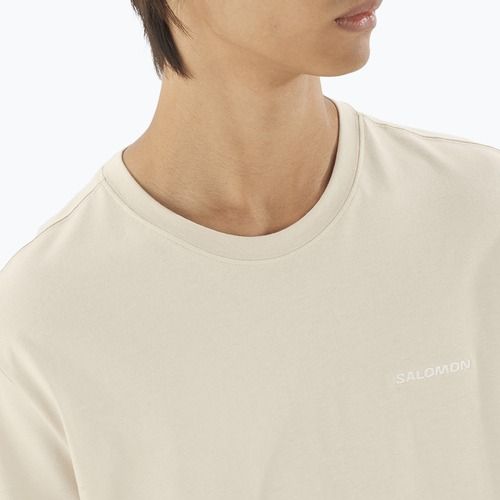 Vyriški marškinėliai Salomon Logo Tee rainy day