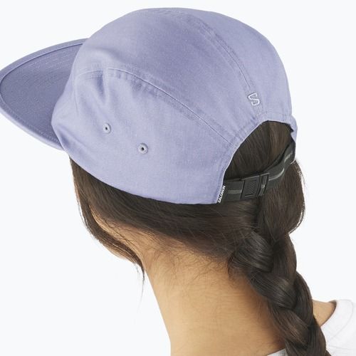 Kepuraitė su snapeliu Salomon 5 Panel blue granite