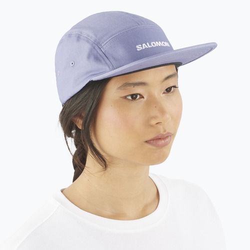 Kepuraitė su snapeliu Salomon 5 Panel blue granite