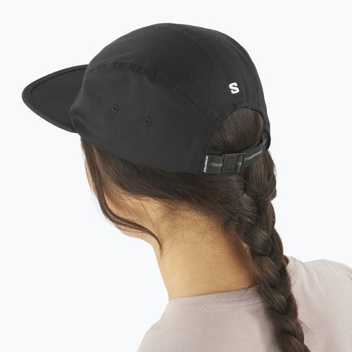 Kepuraitė su snapeliu Salomon 5 Panel deep black