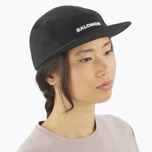 Kepuraitė su snapeliu Salomon 5 Panel deep black