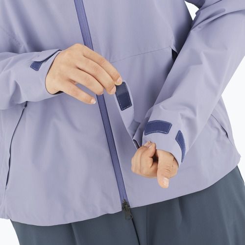 Moteriška striukė nuo vėjo Salomon Outerpath 2.5L blue granite