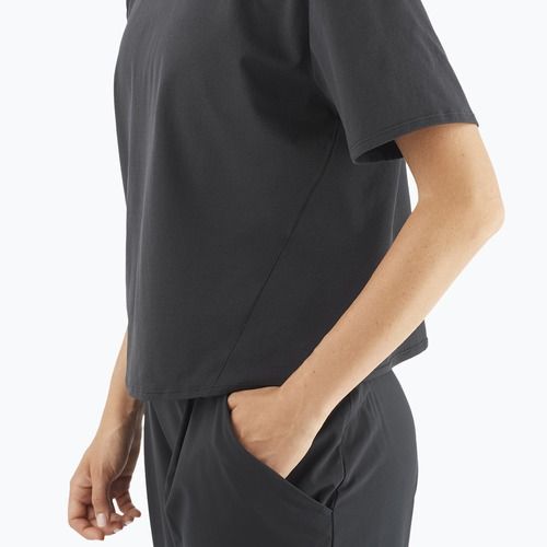 Moteriška Salomon Trackline Tee SS deep black