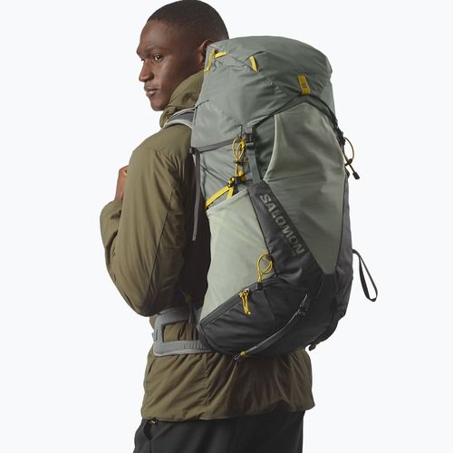 Vyriška turistinė kuprinė Salomon Aerotrek 40 l M-L sedona sage/seagrass/nine iron