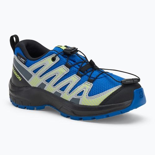 Vaikiški turistiniai batai Salomon XA PRO V8 WP nautical blue/black/sharp green