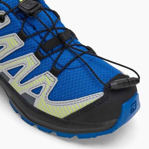 Vaikiški turistiniai batai Salomon XA PRO V8 WP nautical blue/black/sharp green