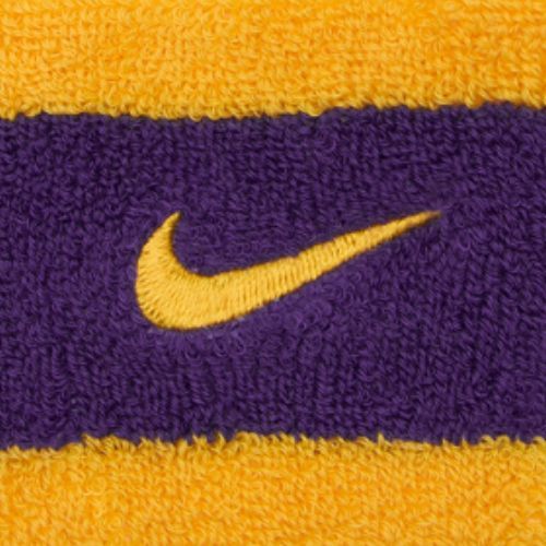 Galvos juosta Nike Swoosh Wristbands university gold/court purple/university gold
