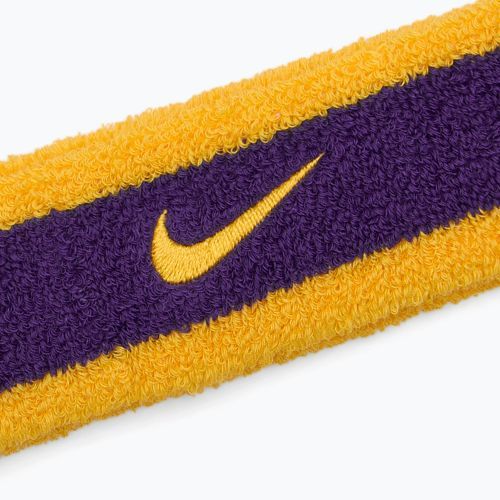Galvos juosta Nike Swoosh Headband university gold/court purple/university gold