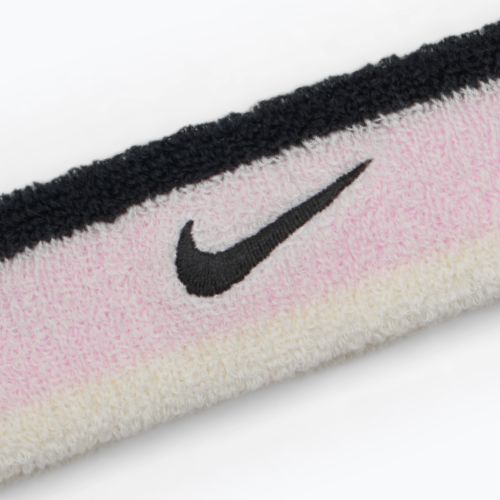 Galvos juosta Nike Swoosh Headband pink foam/coconut milk/black