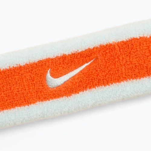 Galvos juosta Nike Swoosh Headband glacier blue/safety orange/glacier blue