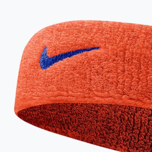 Galvos juosta Nike Swoosh Headband team orange/college navy