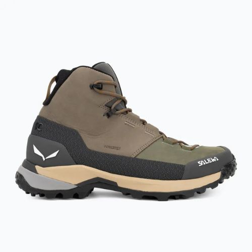 Vyriški žygio batai Salewa Puez Leather Mid Ptx bungee cord / onyx