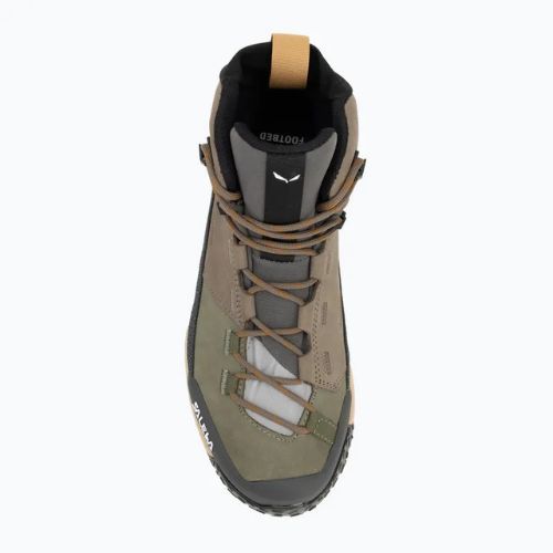 Vyriški žygio batai Salewa Puez Leather Mid Ptx bungee cord / onyx