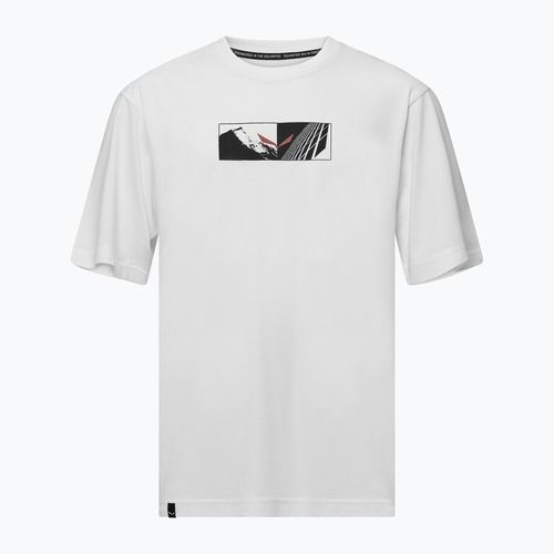 Vyriški marškinėliai Salewa Eagle Hybrid Loose optical white