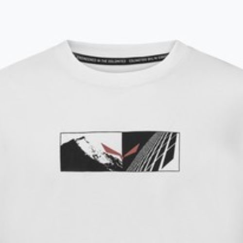 Vyriški marškinėliai Salewa Eagle Hybrid Loose optical white